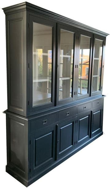 Buffetkast Dronten antraciet - wit 220cm, Ophalen of Verzenden, Nieuw