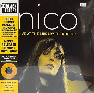 LP nieuw - Nico - Live At The Library Theatre 83, Verzenden, Nieuw in verpakking