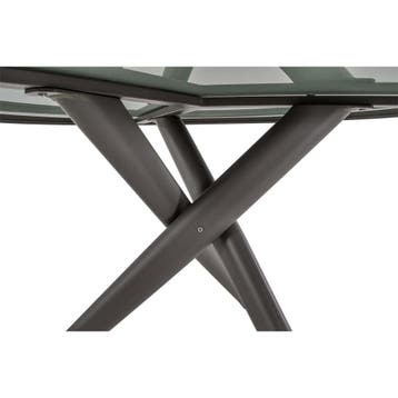 Ronde Tuintafel  ø120cm  Mojito  Donkergrijs  Keramiek  Lesl, Verzenden, Nieuw