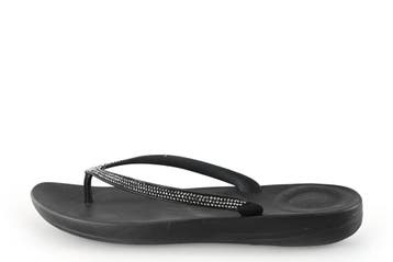 Fitflop Slippers in maat 38 Zwart, Slippers, Verzenden, Zwart, Zo goed als nieuw