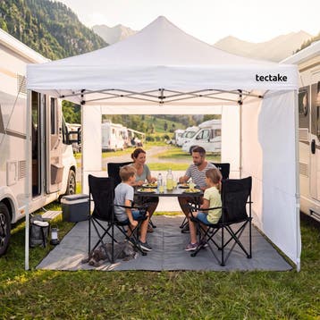 Aluminium opvouwbaar tuinpaviljoen 3 × 3 m met 4 zijwanden, Tuin en Terras, Verzenden, Nieuw
