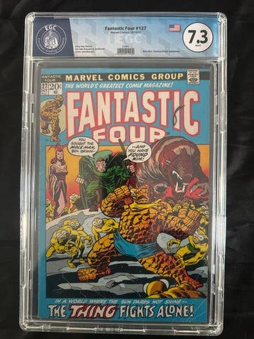 Fantastic Four #127 - EGC 7.3 - 1 Graded comic - Eerste druk, Nieuw