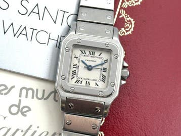 Cartier - Santos Carrée PM - 0901 - Serviced - Dames -, Nieuw