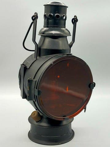 Olielamp - Antieke spoorweg-signaallantaarn SG 35 IV –