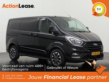 Ford Transit Custom Dubbel cabine L1 H1 2019 Diesel, Auto's, Automaat, Zwart, Diesel, Nieuw