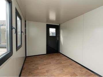Bouwplaats kantoorunit | Geïsoleerd 4x2 meter