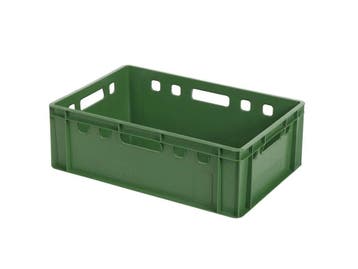 Stapelbak E2 - 600 x 400 x H 200 mm - geventileerde, Ophalen of Verzenden, Nieuw