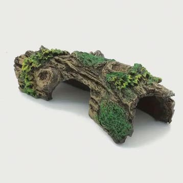 Levensgetrouwe Aquarium Grot met Groen Decor - Natuurlijke S