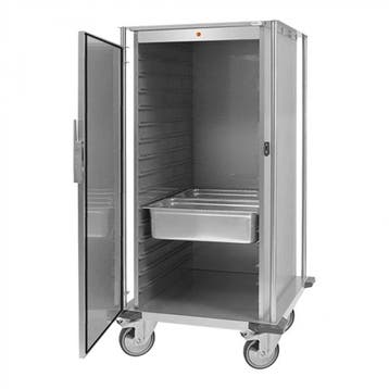 Warmhoudwagen | GN 2/1 | 81.5x89,8x(h)157 cm HorecaTraders, Verzenden, Nieuw in verpakking