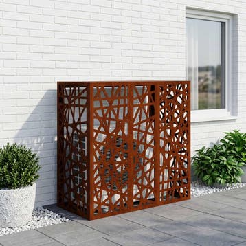 vidaXL Airconditioner hoes Roestkleurig 110 x 50 x 105 cm, Witgoed en Apparatuur, Verzenden, Nieuw
