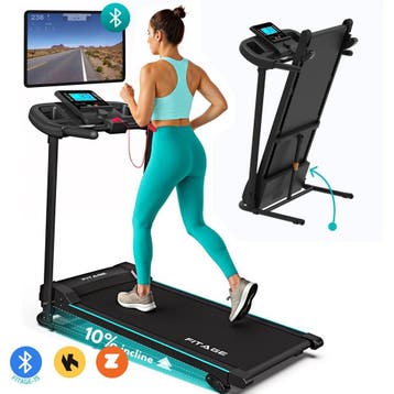 Fitage Loopband - Tot 12 km/u - Zwart, Verzenden, Nieuw