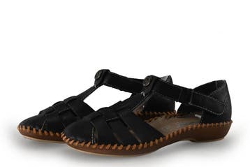 Rieker Ballerinas in maat 36 Zwart, Verzenden, Zwart, Ballerina's, Zo goed als nieuw