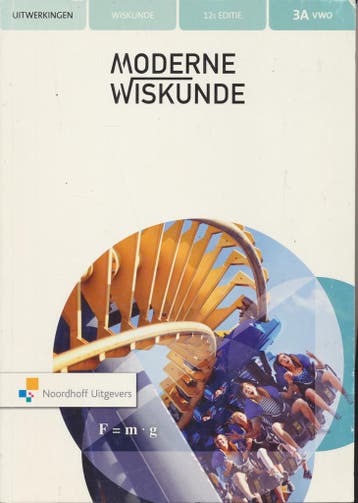 Moderne wiskunde 12e editie Uitwerkingen 3A VWO 978900188322, Boeken, Schoolboeken, Verzenden, Nieuw