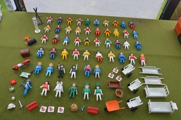 Playmobil - Playmobil 52 vintage Playmobil met accessoires -