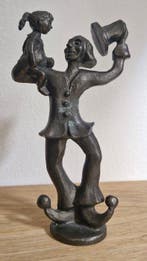 Artihove - Corry Ammerlaan - Beeld, Bronze Clown Sculpture