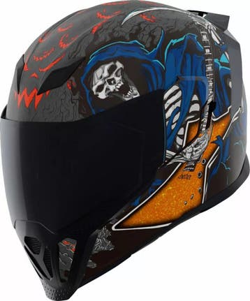 Icon Airflite Trick or Street 4 Integraalhelm Multicolor, Motoren, Integraalhelm, Nieuw met kaartje, Overige merken, Heren