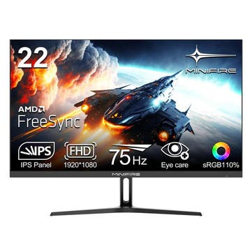 Gaming Monitor - Beeldscherm computer - 22 inch - 75Hz - FHD, Computers en Software, Verzenden, Zo goed als nieuw