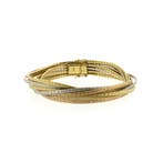Tricolor gouden omega schakelarmband, Ophalen of Verzenden, Gebruikt, Overige kleuren, Goud