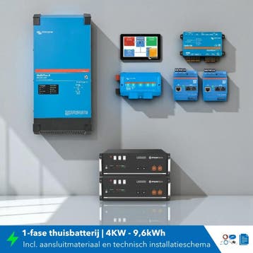 Victron thuisbatterij set 1-fase 4kW 9,6kWh – MultiPlus-II, Ophalen of Verzenden, Nieuw