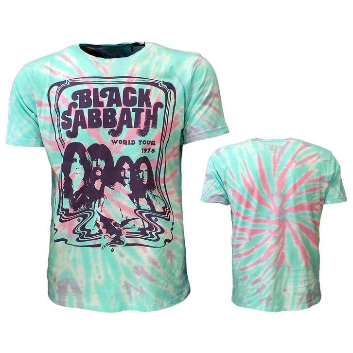 Black Sabbath World Tour 1978 Dip Dye T-Shirt, Kleding | Heren, T-shirts, Verzenden