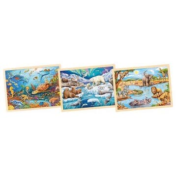 Houten puzzel 96 stukjes, Ophalen of Verzenden, Nieuw