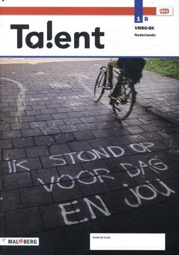 1 vmbo-bk Nederlands / Talent / Leerwerkboek B 9789402069303, Verzenden, Zo goed als nieuw