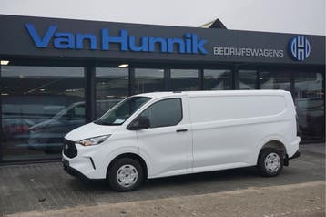 Ford Transit Custom 300L 136PK Trend BPM VRIJ!!, Gebruikt, Climate control, Wit, Ford
