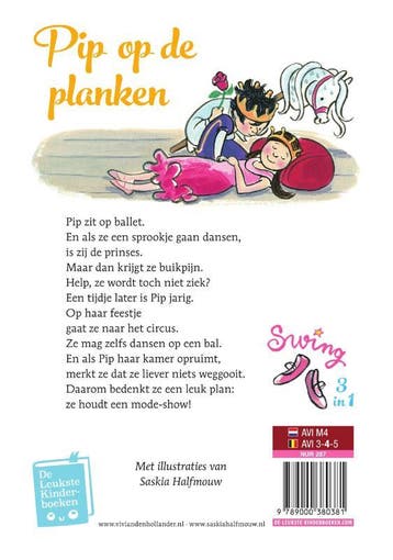 Pip op de planken / Swing 9789000380381 Vivian den Hollander, Verzenden, Zo goed als nieuw, Vivian den Hollander