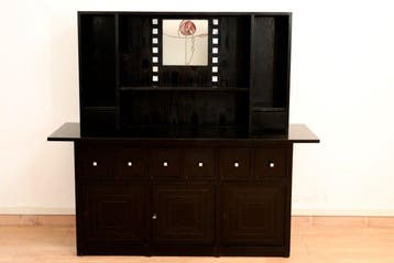 Cassina - Charles Rennie Mackintosh - Credenza - Hout, Glas, Antiek en Kunst