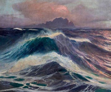 Jean Louis Paguenaud (1876-1952) - Mareggiata