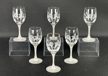 Avon - Drankservies voor 6 (6) - Kolibrie - Kristal -, Antiek en Kunst