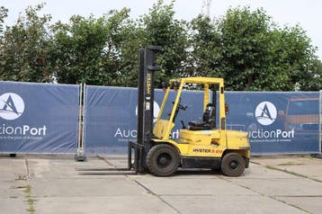 Veiling: Heftruck Hyster H3.00XM Diesel 3000kg 4.2m 2000, Ophalen, 3000 tot 4000 kg, Diesel, Heftruck