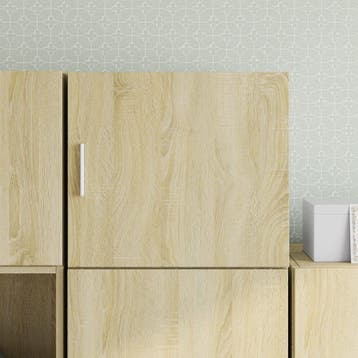 vidaXL Wandkast 45x42,5x40 cm bewerkt hout sonoma, Minder dan 50 cm, Verzenden, Nieuw, Minder dan 100 cm