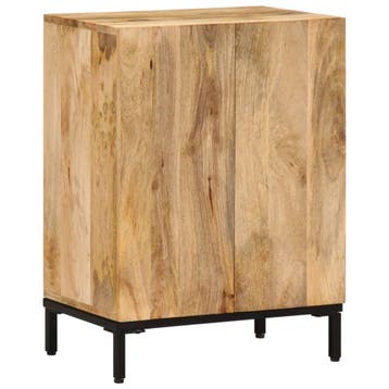 vidaXL Dressoir 53x35x72 cm massief mangohout, Minder dan 50 cm, Verzenden, Nieuw, Overige houtsoorten
