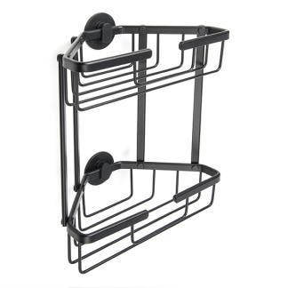 Doucherek | Differnz (Driehoek, 2 laags, Aluminium, Zwart), Doe-het-zelf en Verbouw, Sanitair, Nieuw, Verzenden