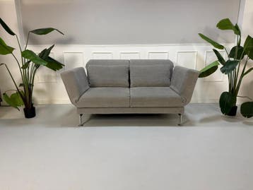 Brühl Moule Bank Grijs Zilver Slaapbank Designbank, Huis en Inrichting, Banken | Bankstellen, Tweepersoons, Ophalen of Verzenden