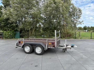 Bakwagen Sallas 250 x 145 cm in goede staat Geen BTW !, Auto diversen, Aanhangers en Bagagewagens, Ophalen, Gebruikt