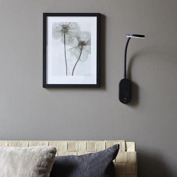 Nordlux - Mason Wand Plastiek Zwart, Mat glass, Huis en Inrichting, Ophalen of Verzenden, Zo goed als nieuw