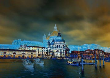 Elena Paraskeva - Duomo Veneziano (German Etching) - XL, Antiek en Kunst