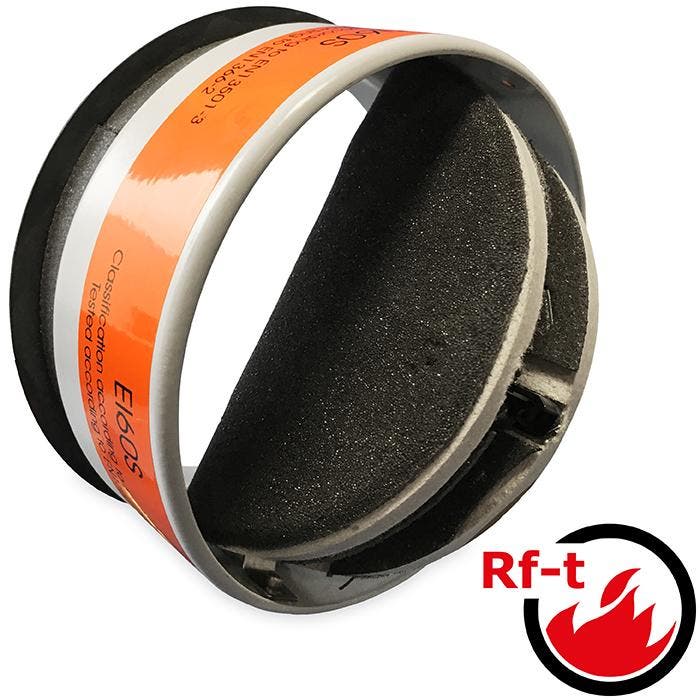 Brandwerende vlinderklep (brandklep) Ø125mm - 60 minuten, Doe-het-zelf en Verbouw, Ventilatie en Afzuiging, Nieuw, Verzenden