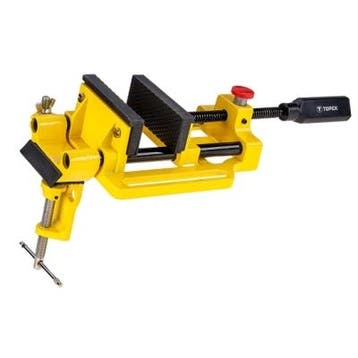 Machine Klem - Bankschroef 100x95mm - Geel, Doe-het-zelf en Verbouw, Ophalen of Verzenden, Nieuw