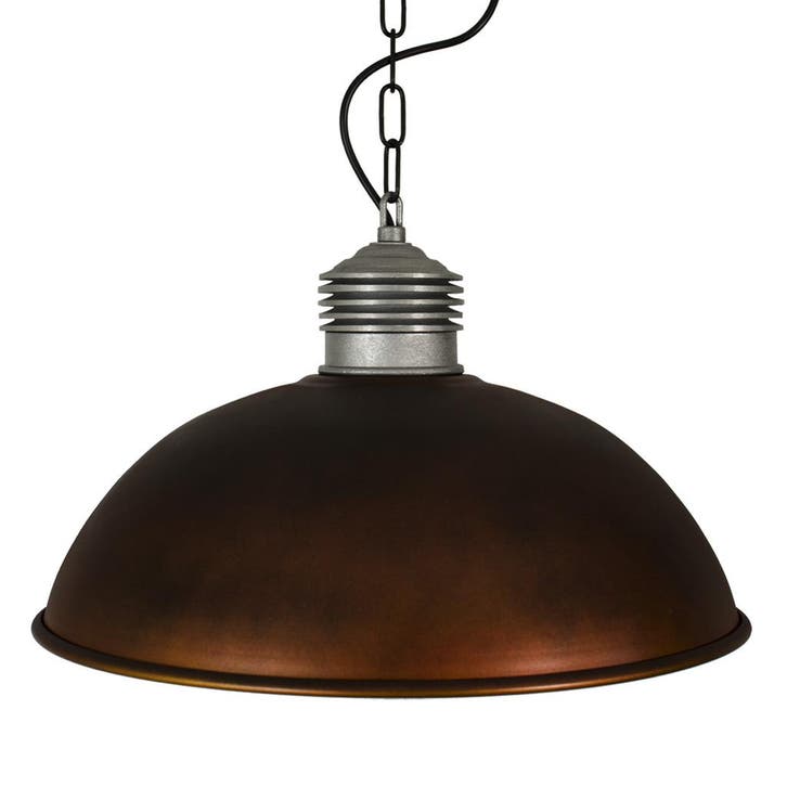 Hanglamp Industrieel II Copper Look Binnenverlichting, Huis en Inrichting, Lampen | Hanglampen, Verzenden