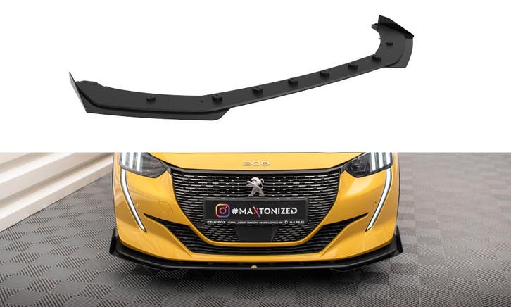 Voorspoiler met Canards Street Pro Peugeot 208 GT Maxton, Auto-onderdelen, Carrosserie en Plaatwerk, Ophalen of Verzenden