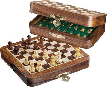 Philos Reis Schaak Kassette Mini Veld 12 mm, Koningshoogte, Verzenden, Nieuw