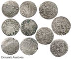 Koninkrijk Polen, Litouwen. Lot of 5 Pieces Silver coins -