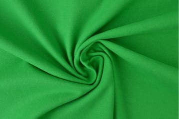 10 meter molton stof - Groen, 120 cm of meer, Ophalen of Verzenden, Katoen, Groen