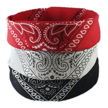 Fako Fashion - 3-Pack Paisley Bandana - Boeren Zakdoek -, Verzenden, Nieuw
