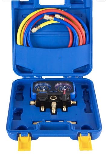 Manometer airco meter set voor R32, R410A, R407C, R134A, Verzenden, Nieuw