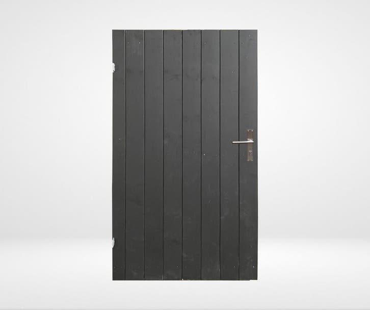 Tuinpoort Channelsiding Zwart, Tuin en Terras, Tuinpoorten, Ophalen of Verzenden