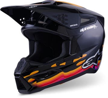 Alpinestars S-M3 Force Zwart Crosshelm, Motoren, Overige typen, XXL, Nieuw met kaartje, Overige merken